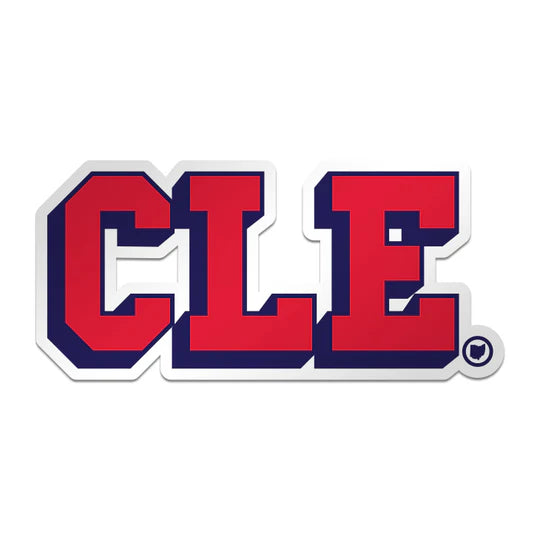 CLE College - Navy/Red - Sticker