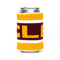 CLE Knit Can Cooler - Wine/Gold