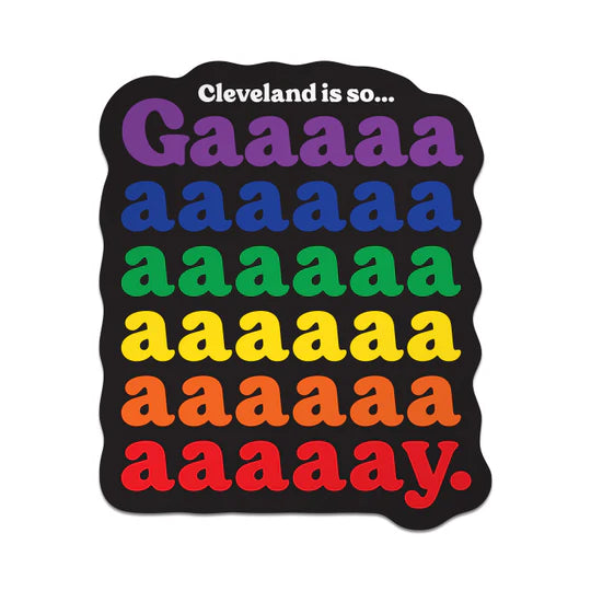 Cleveland Is So Gay Sticker