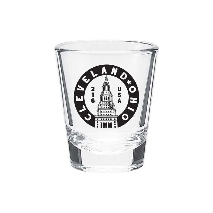 Terminal Tower Seal Shot Glass – 1.75 oz