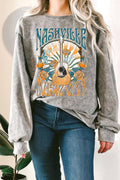 Nashville Music City Mineral Graphix Terry Sweatshirt