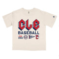 CLE - Cleveland Baseball Icons - Women's Boxy Crop Crew T-Shirt